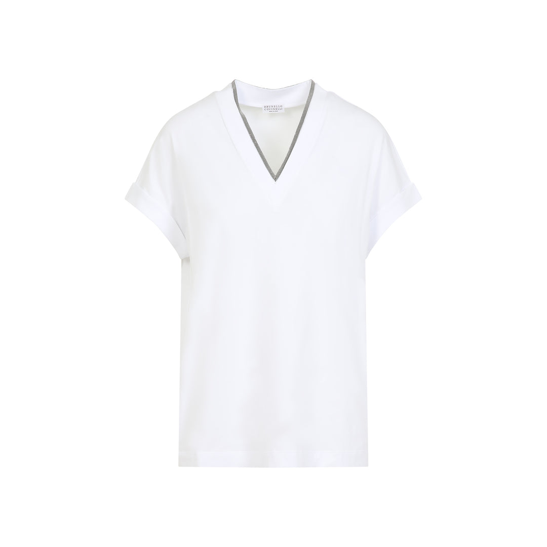 Brunello Cucinelli Pullover - Bianco | 68c2c66a1f08983f7d69c7fb51efe856892f0de0