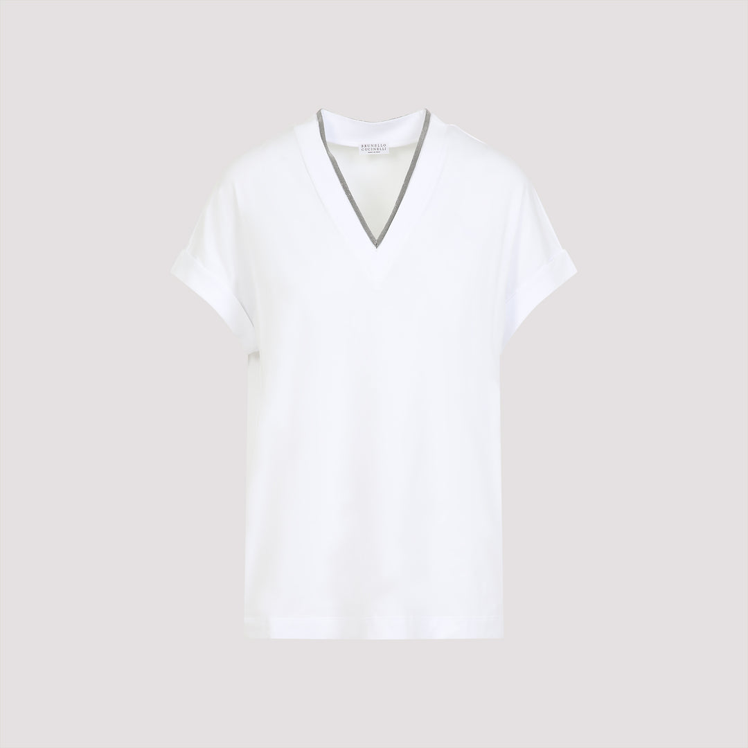 Brunello Cucinelli Pullover - Bianco | 414ba5377ac0368a766daee99045fa2496221cb6