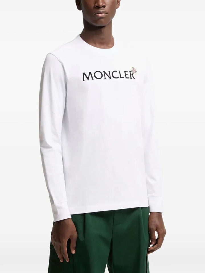 Moncler Round neck - Bianco | 399b73ddaca5f5ee619f3c8ebf685b7d529796b6