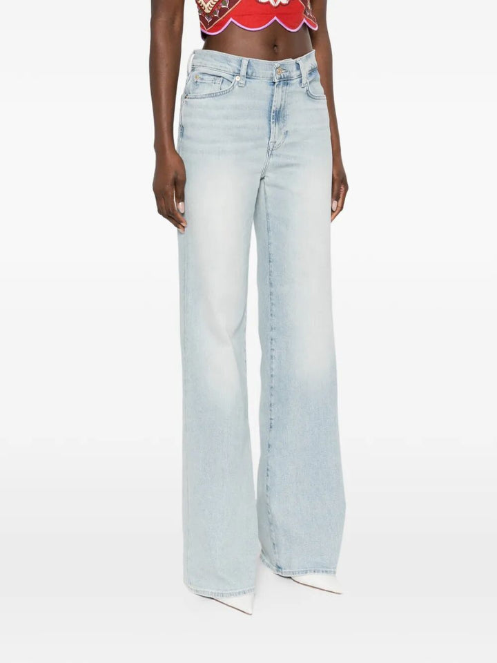 7 For All Mankind Flared - Blu | b71850c208dc0b62da87099566f5f1924c1f2b11