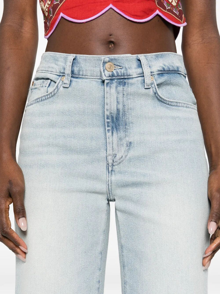 7 For All Mankind Flared - Blu | 3f5fa77aebf08fae45ae2a412bb91dd7b785b70e