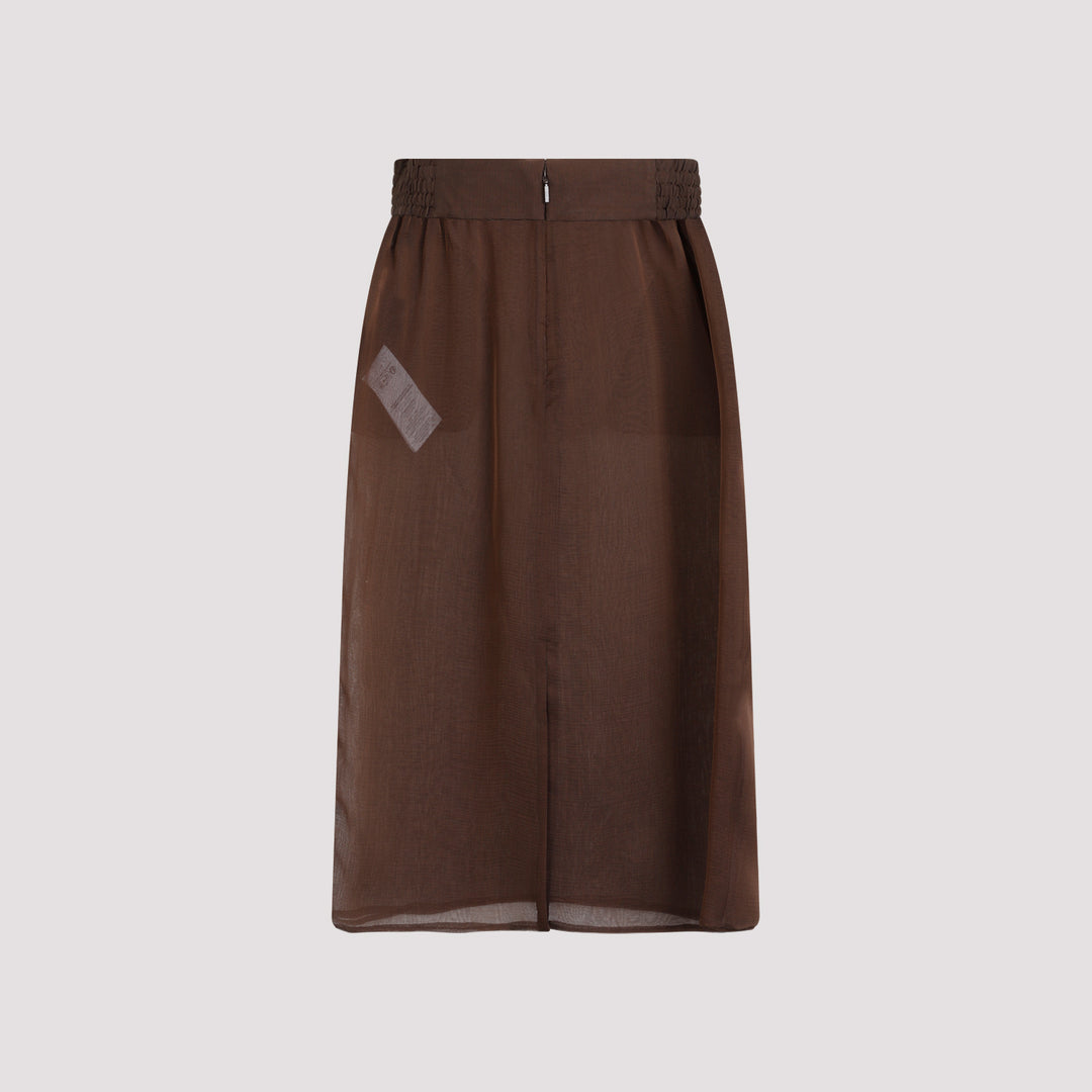 Saint Laurent Midi skirts - Marrone | 7bdc8298b2854ce9083a99d0de2cc7041c0e04cf