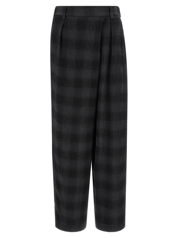 Check Pantaloni Grigio
