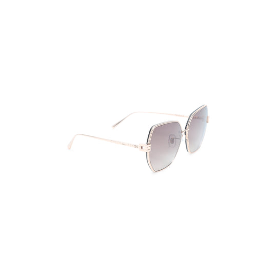 Rose Gold Metal Sunglasses