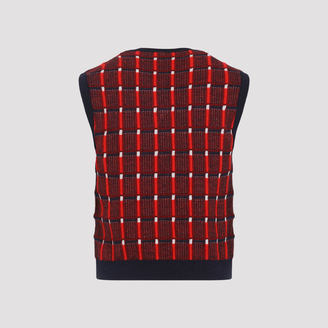 Jil Sander Gilet - Rosso | 3b025113586c31002a81fd5525e60601d85c9c1f
