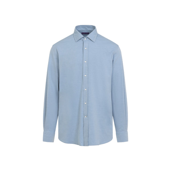 Blue Long-Sleeve Shirt