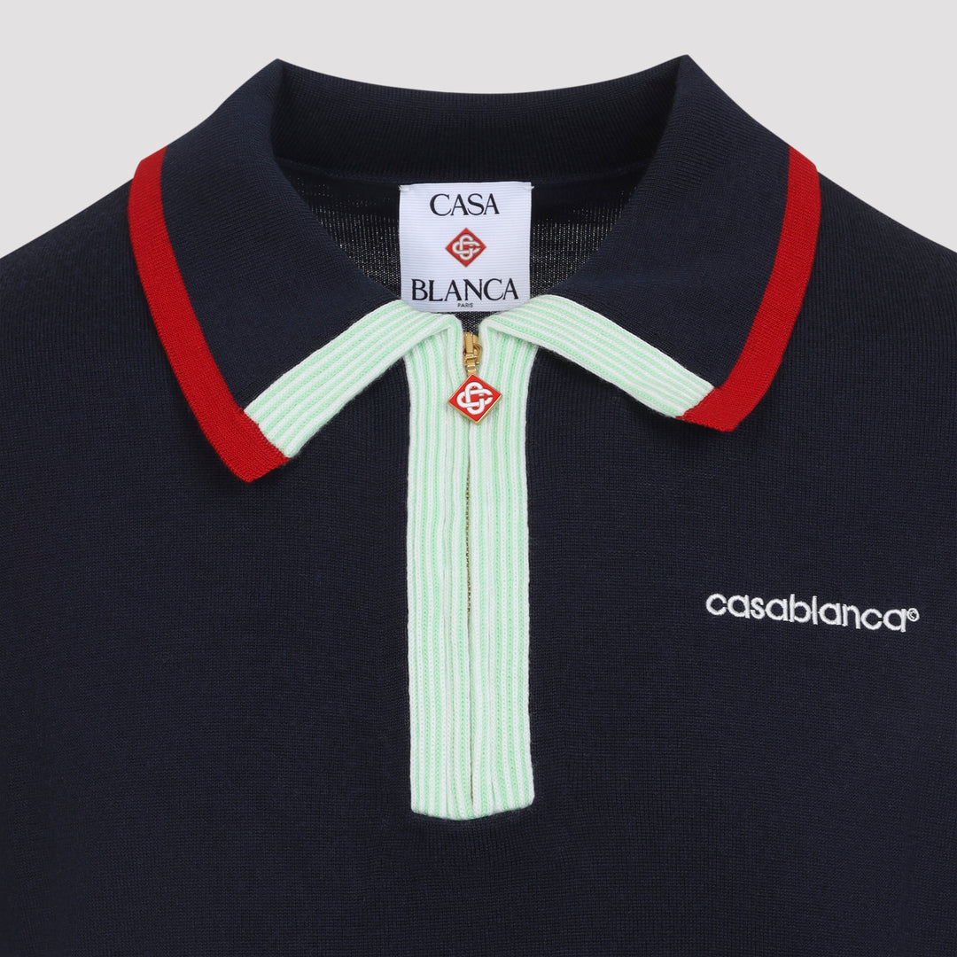 Casablanca Polo - Blu | f95671996c22cb4a0f54d286daa6cfc9a5e42a1b