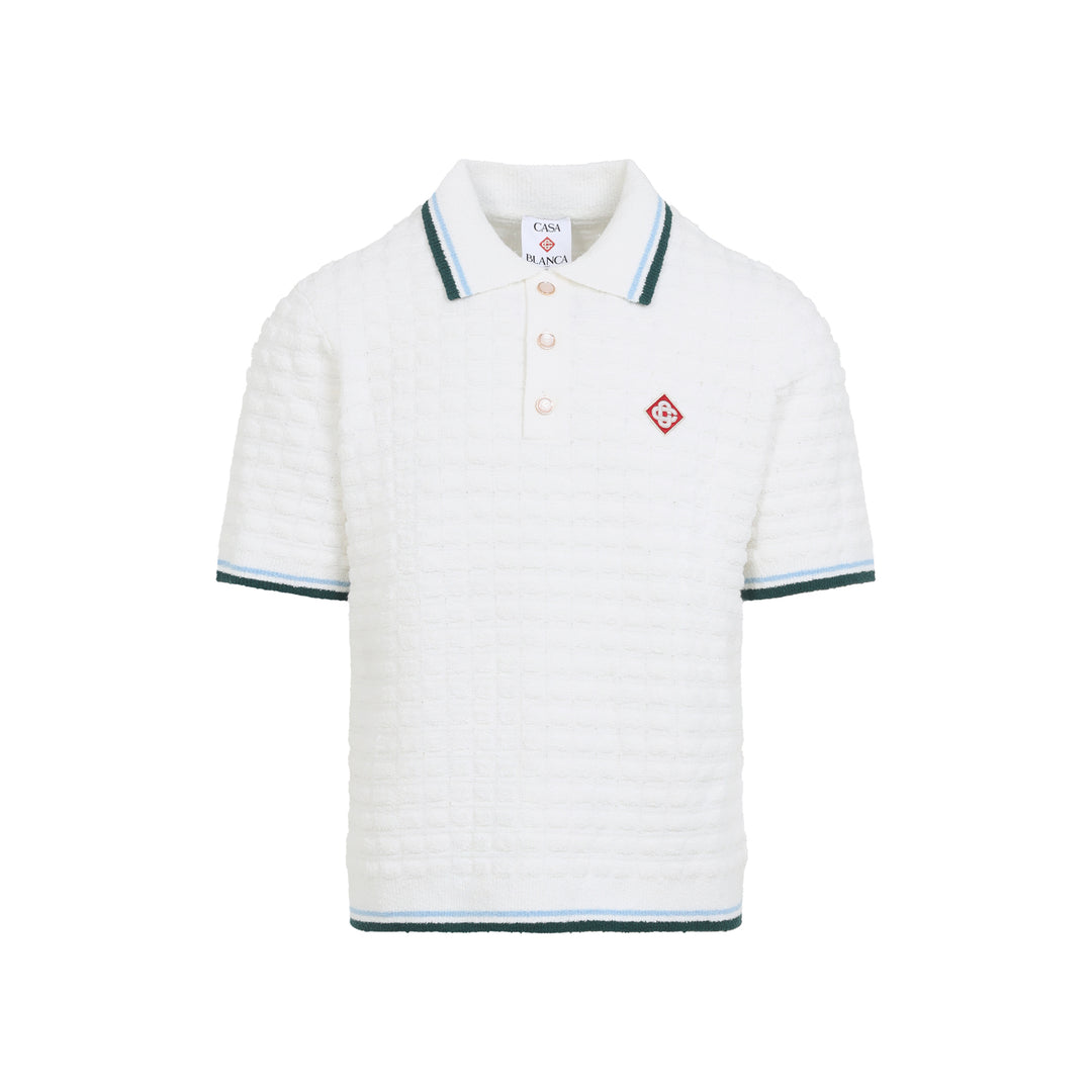 Casablanca Polo - Bianco | 7c5e7da3fac63f2ca84aae5aec67b57ed0ab314c