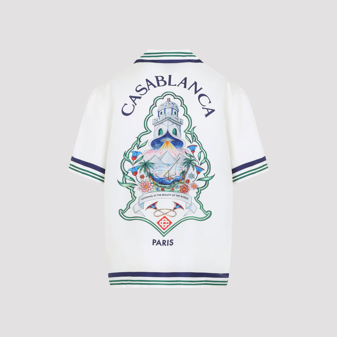 Casablanca Shirts - Bianco | 7f9db4ad6a5202f0e4712ed56954a764ae0d7589