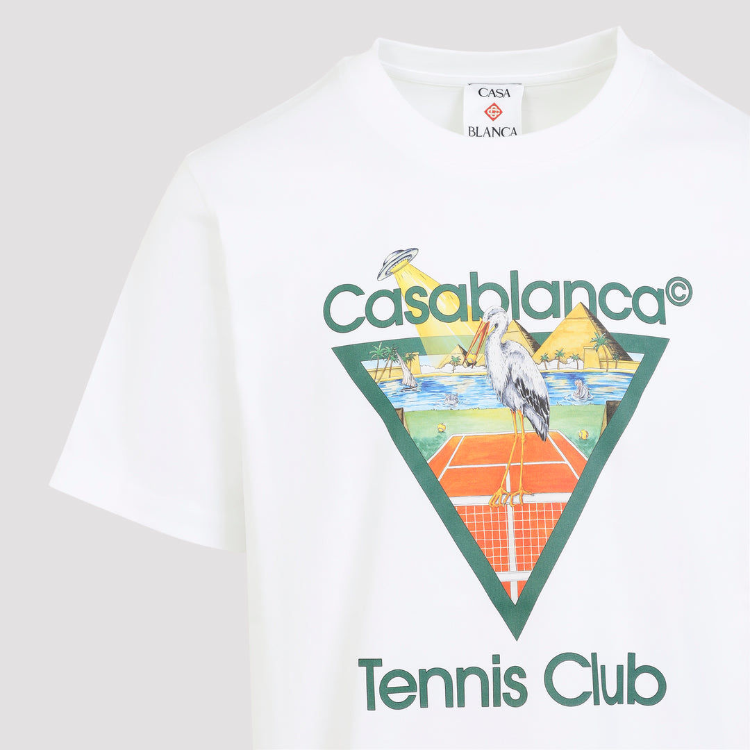 Casablanca T-shirts - Bianco | 4d484329058c9edb6686e43b9437cce50297f998