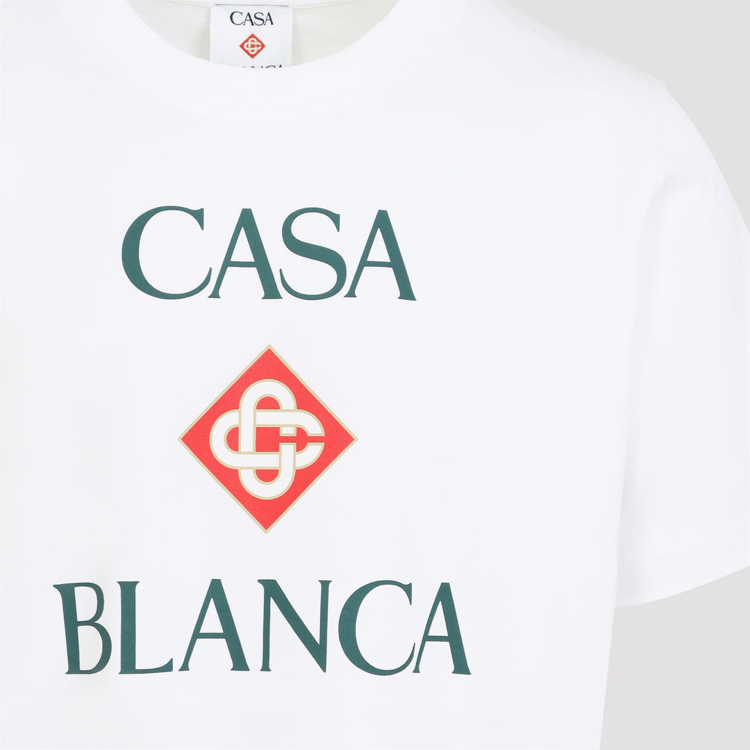 Casablanca T-shirts - Bianco | 9774ada14e057f19f852a8c4ffd47829be1f05e4