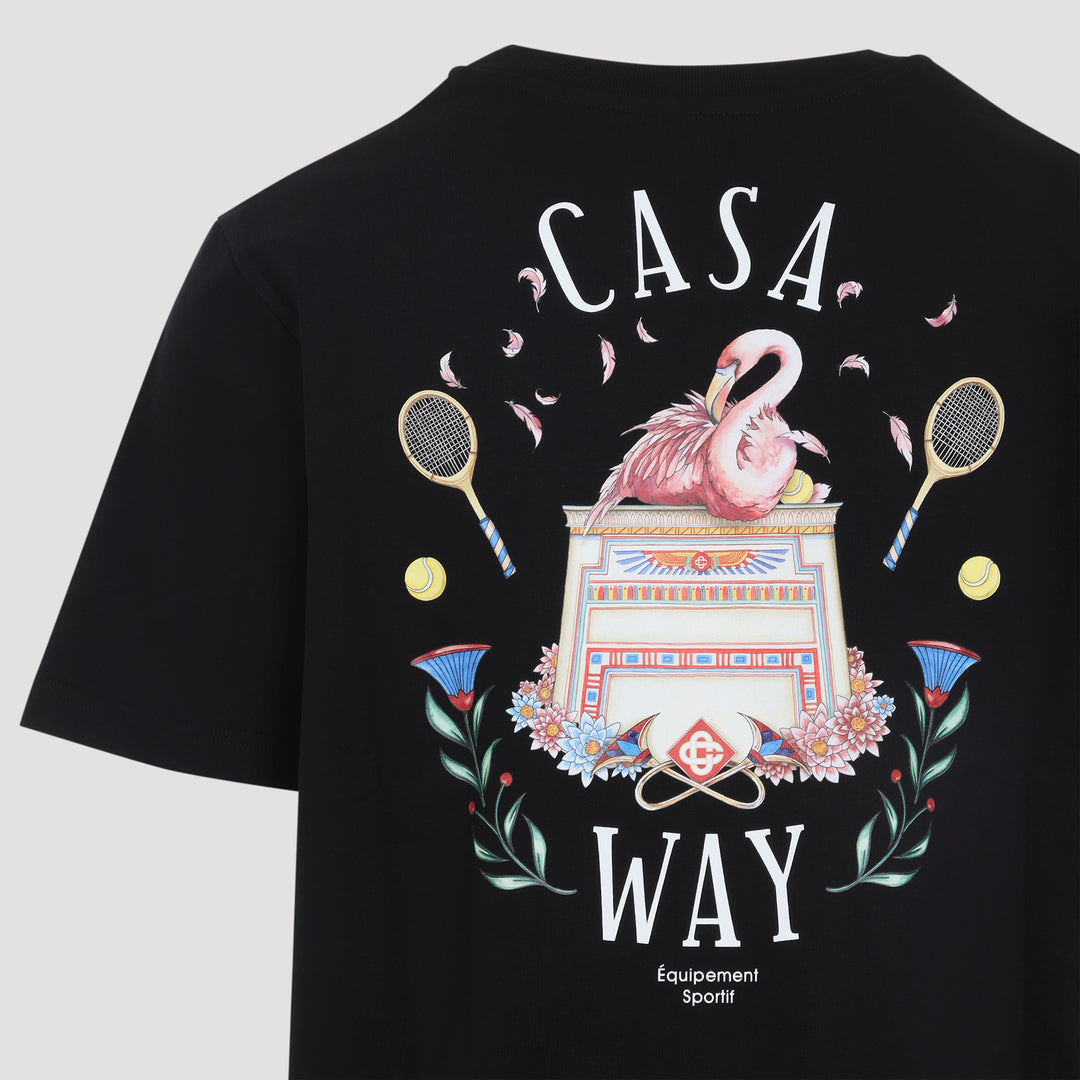 Casablanca T-shirts - Nero | 4444d186fb4753f3ceed088fd6eb0a435cfdb1f1