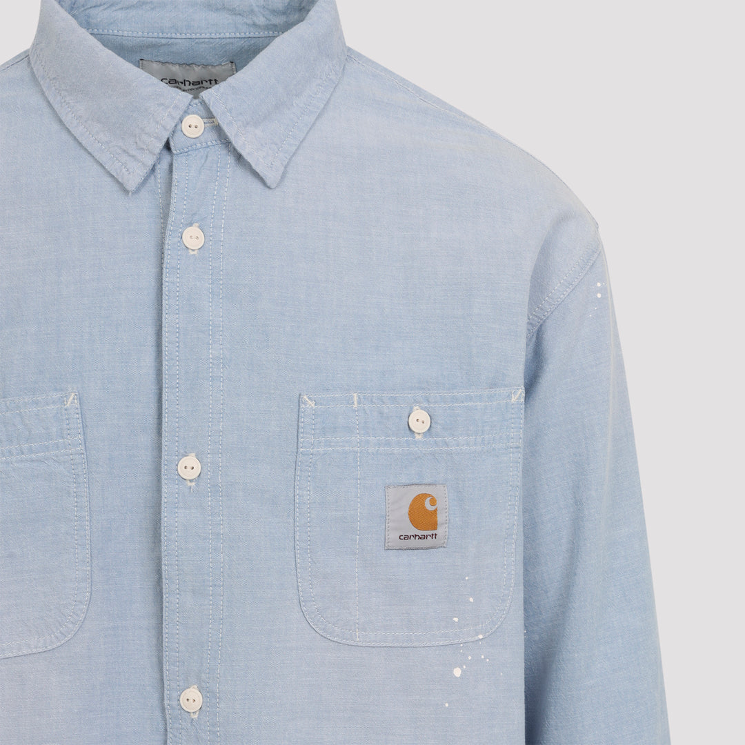 Carhartt Wip Shirts - Blu | e285b85a39b4234cf931aa1d1e8347e97938c08c
