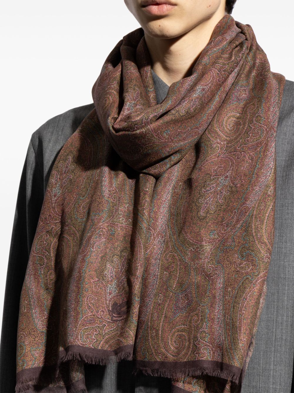 Etro Scarves - Marrone | b5ed132c378fc4a6de5a59dd5af65b97d8665f32