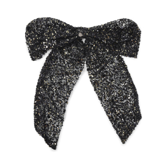 Black Wendy Polyester Hair Clip