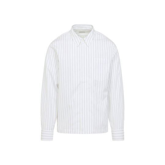 Navy And Blue Corran Cotton Shirt