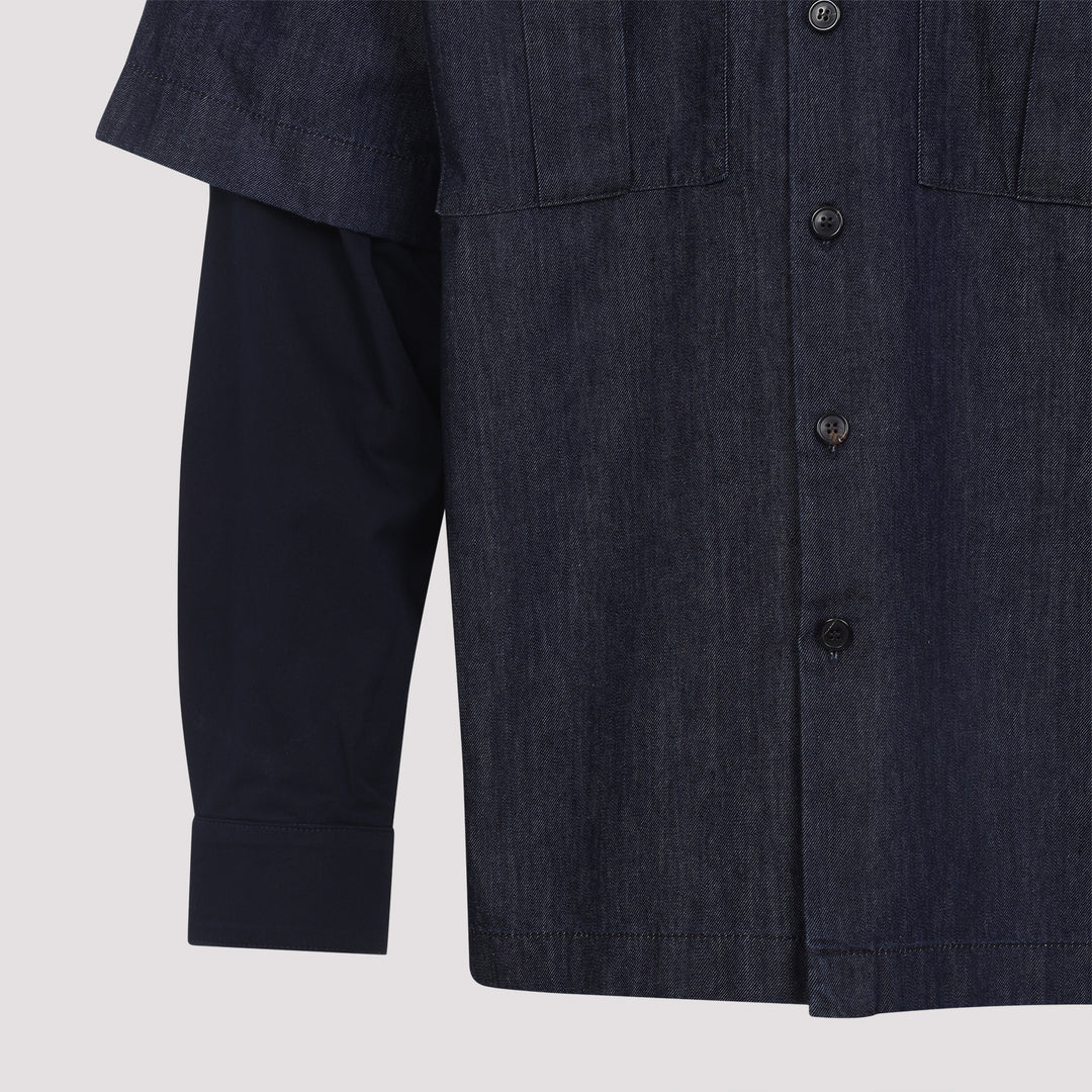 Dries Van Noten Denim&leather - Blu | 521c057b11bc1d2a11147585aed6a85639461a6f