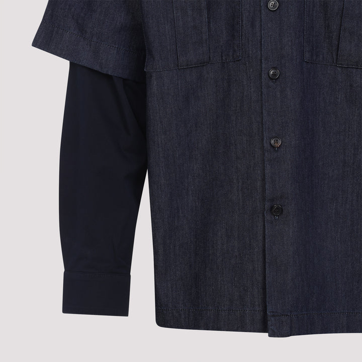 Dries Van Noten Denim&leather - Blu | 521c057b11bc1d2a11147585aed6a85639461a6f