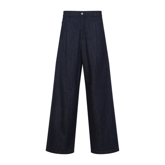 Blue Penning Cotton Jeans