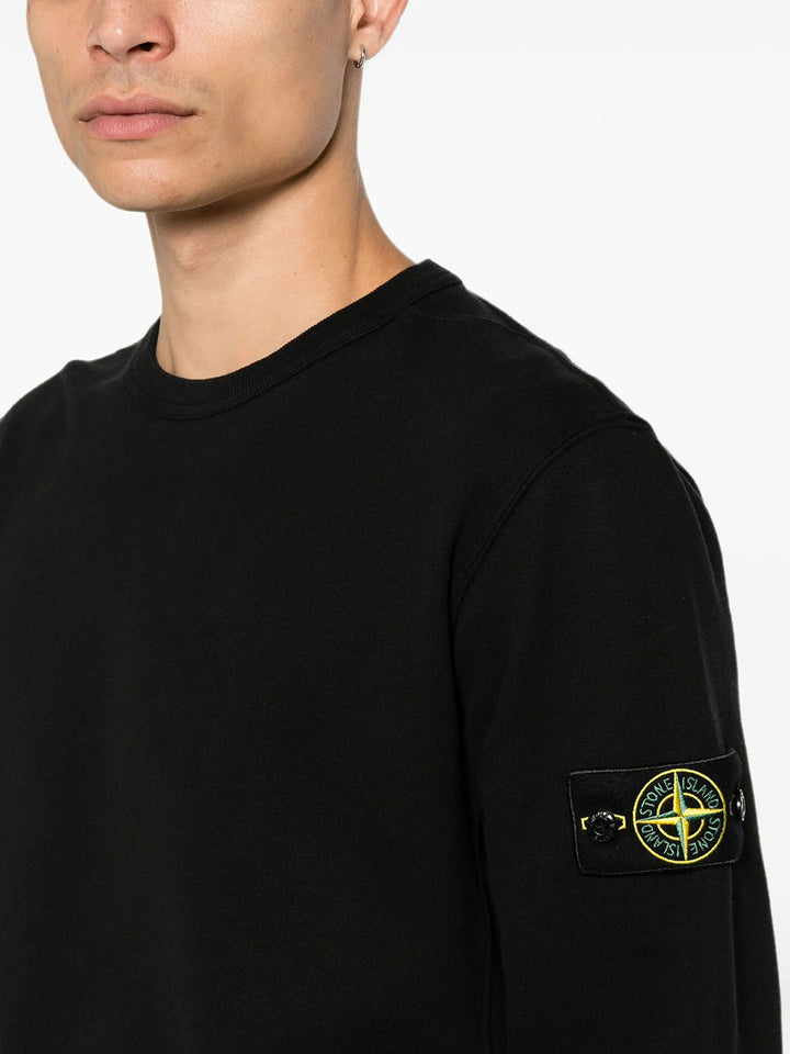 Stone Island Round neck - Nero | 3982fd8401d5e928f7e33877c9effcebfebf5f49