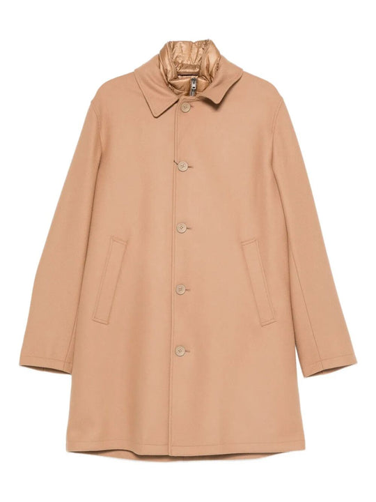 Cappotto Monopetto Con Imbottitura