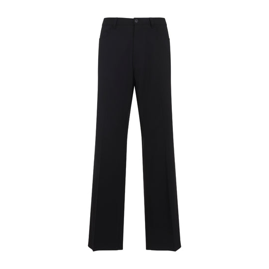 Black Tailored Wool Pants