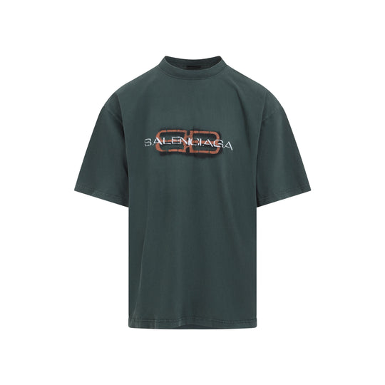 Dark Grey Medium Fit Cotton T-Shirt