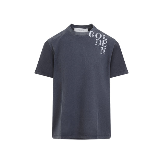 Blue Regular Cotton T-Shirt