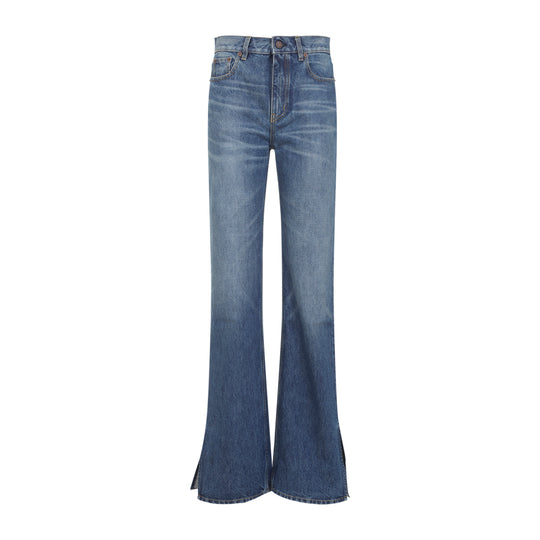 Blue Cotton Jeans