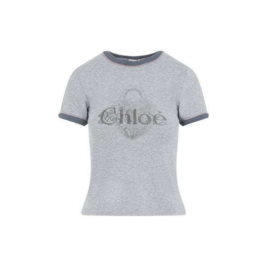 Grey Cotton T-Shirt
