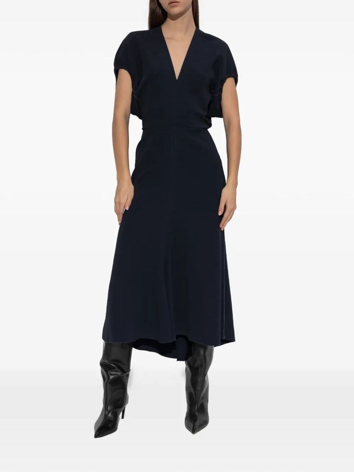 Victoria Beckham Midi dresses - Blu | 45209fdb0c4a6a7194e0aa58db7fe9e423a27b3b