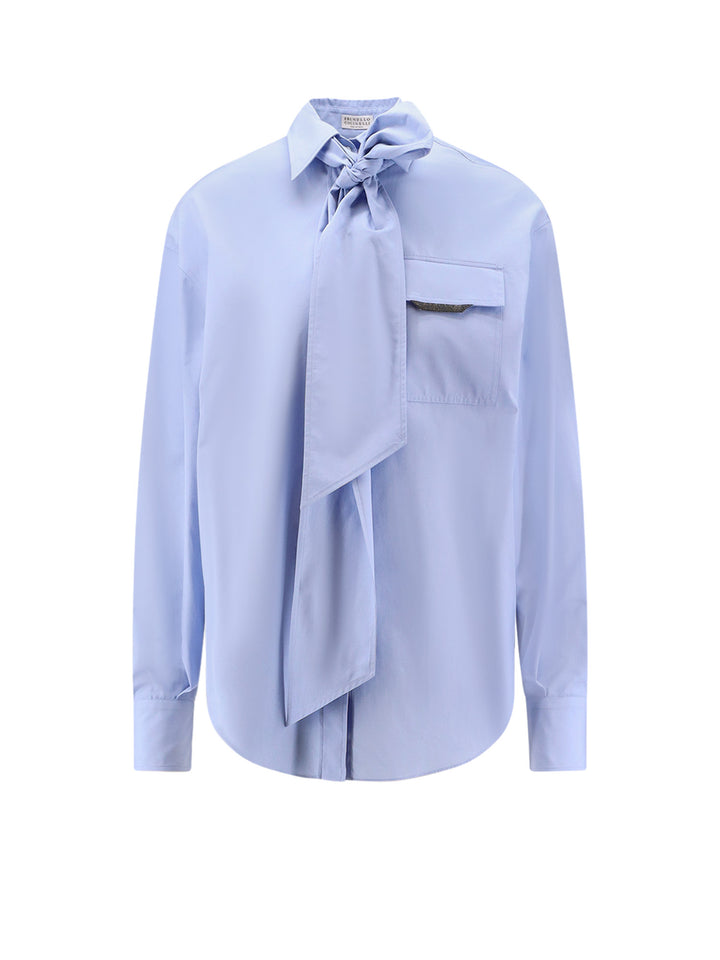 Brunello Cucinelli Shirts - Blue and green | 49ac96732a75dfee351618499694f629ad982d1e