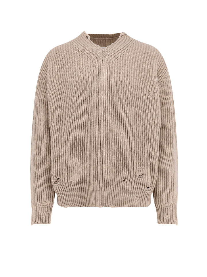 Mm6 Maison Margiela Sweaters - Light and natural | fd87df7aca73d881a63f7de1710dfa77f23540c7