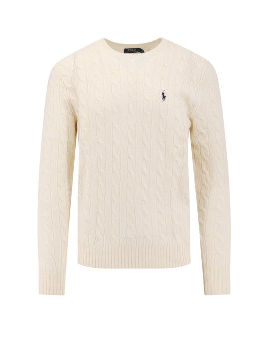 Wool And Cashmere Cable Knit Sweater
