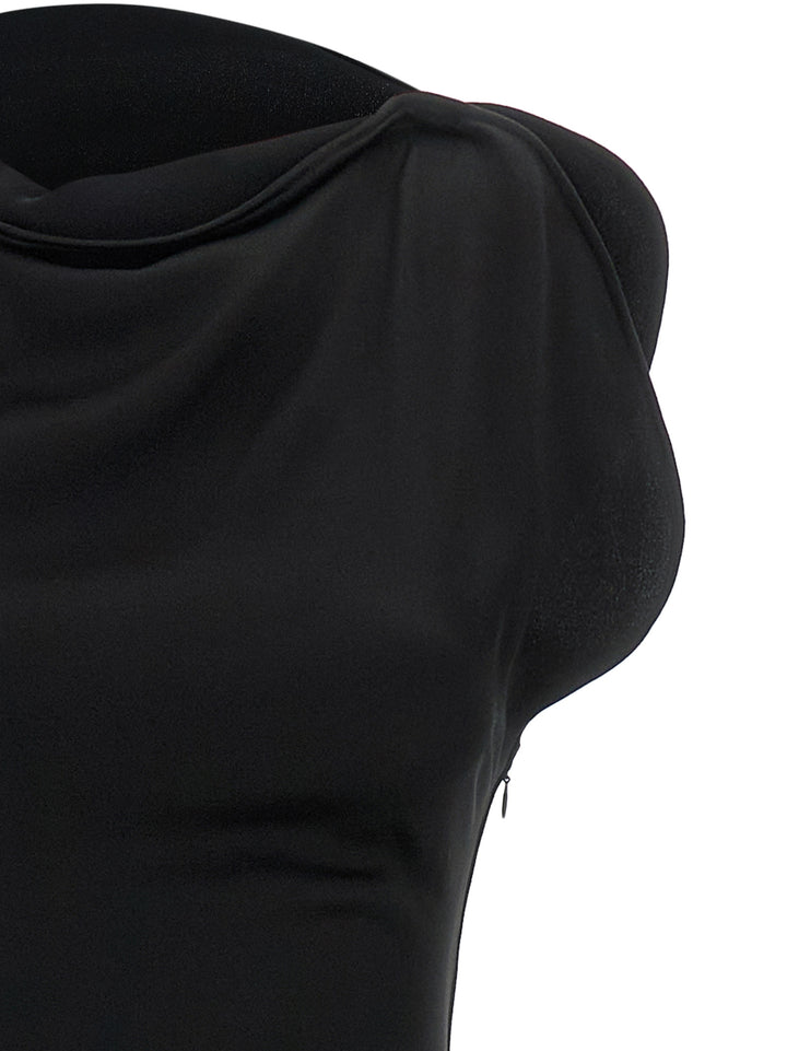 Victoria Beckham Carla Abiti - Nero | 7c05455603e131a65328725d948df1a8bbeecc10