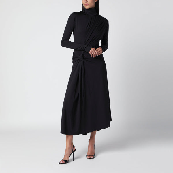 Asimmetrico Nero Con Collo Alto