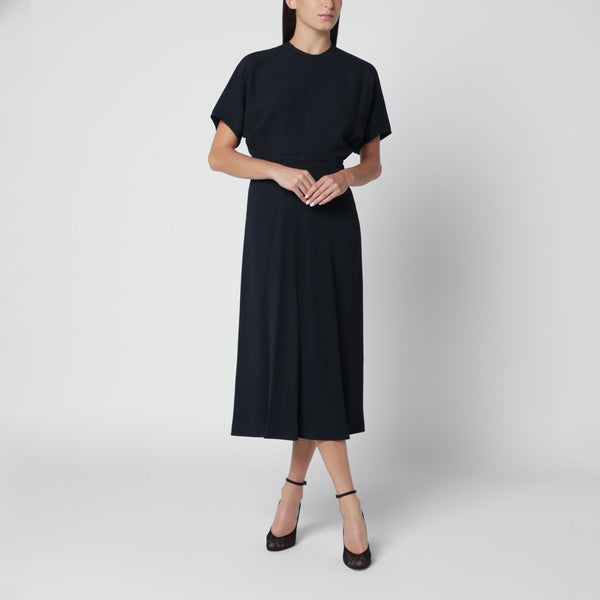 Ink Eleanor Midi Dress In Fluid Cady