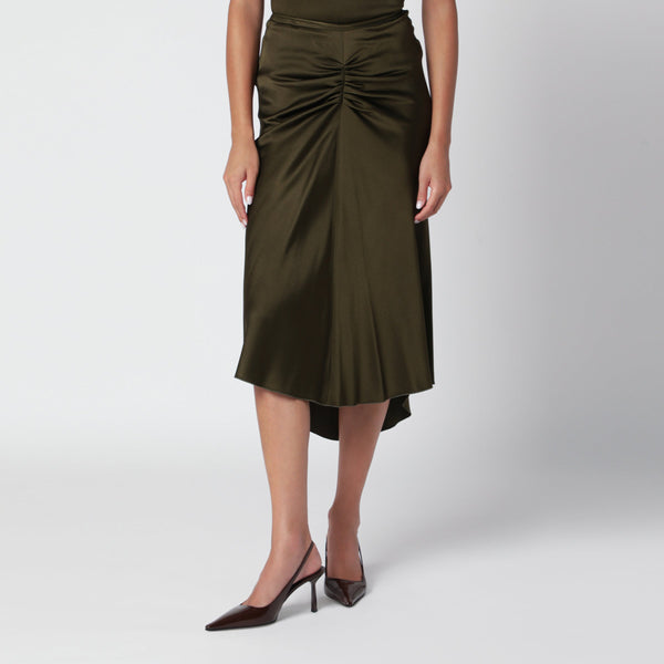 Bella In Crepe Satin Verde