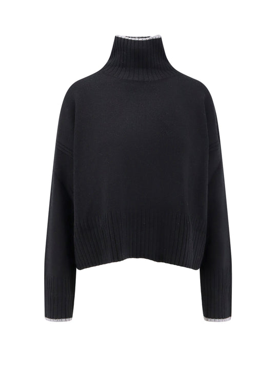 Falkland Wool And Cashmere Turtleneck Sweater