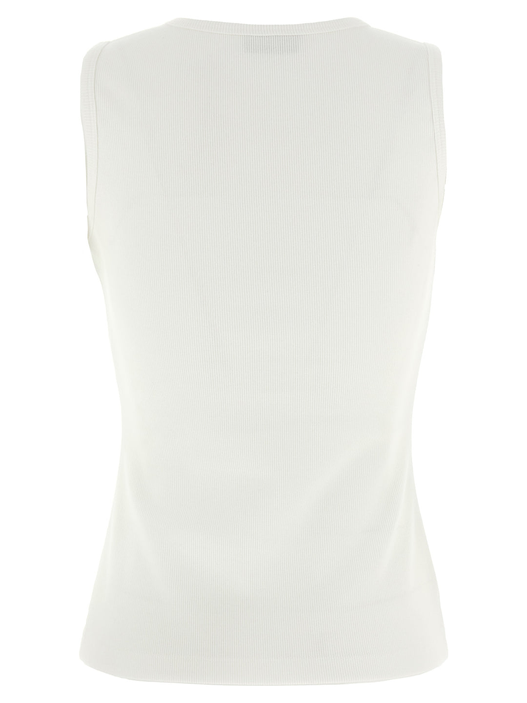 Magda Butrym Ribbed Top Top - Bianco | 40b2092667c72e0c5384debdc266b973af0a0ad8