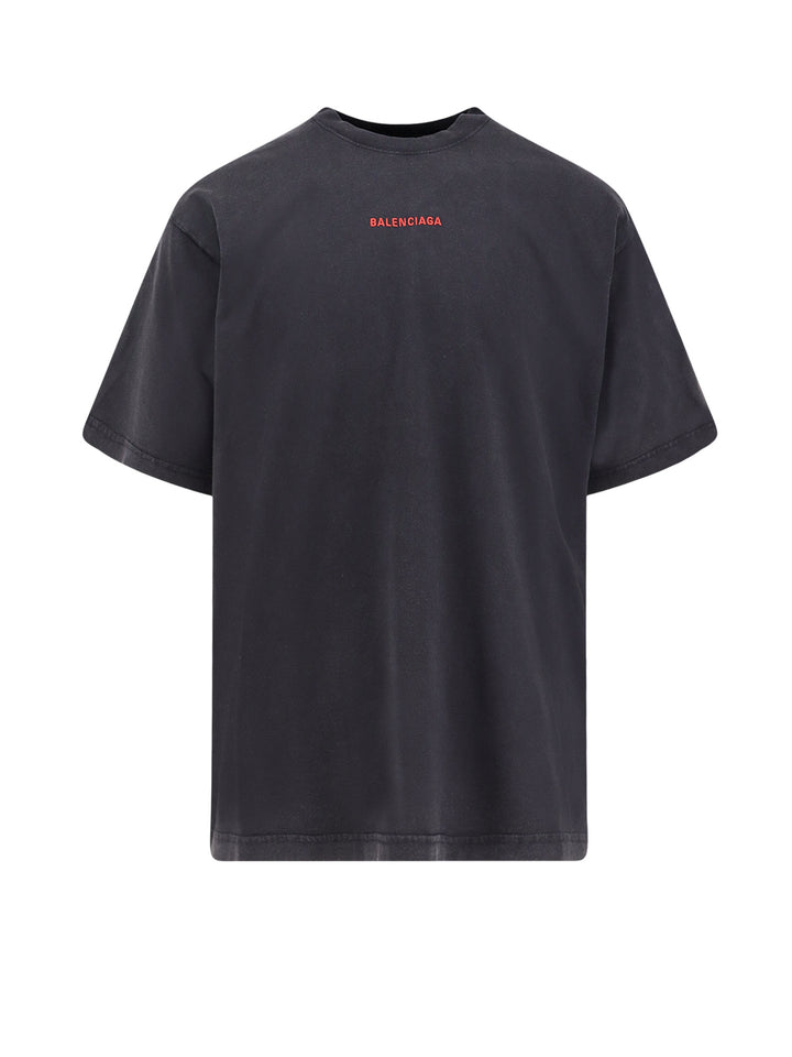 Balenciaga T-shirts and Polos - FADED WASHED BLK/RED | ddf40bbdb28d810b9de152c9c5d9388e76dbc254
