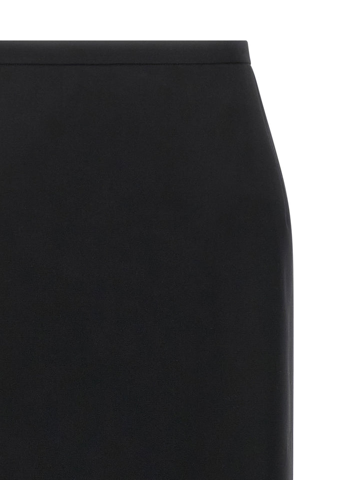 Magda Butrym Skirt With Closure And Back Panel Gonne - Nero | bc2a1ece76b7a3b70fee686b2b44fdfb184b429f