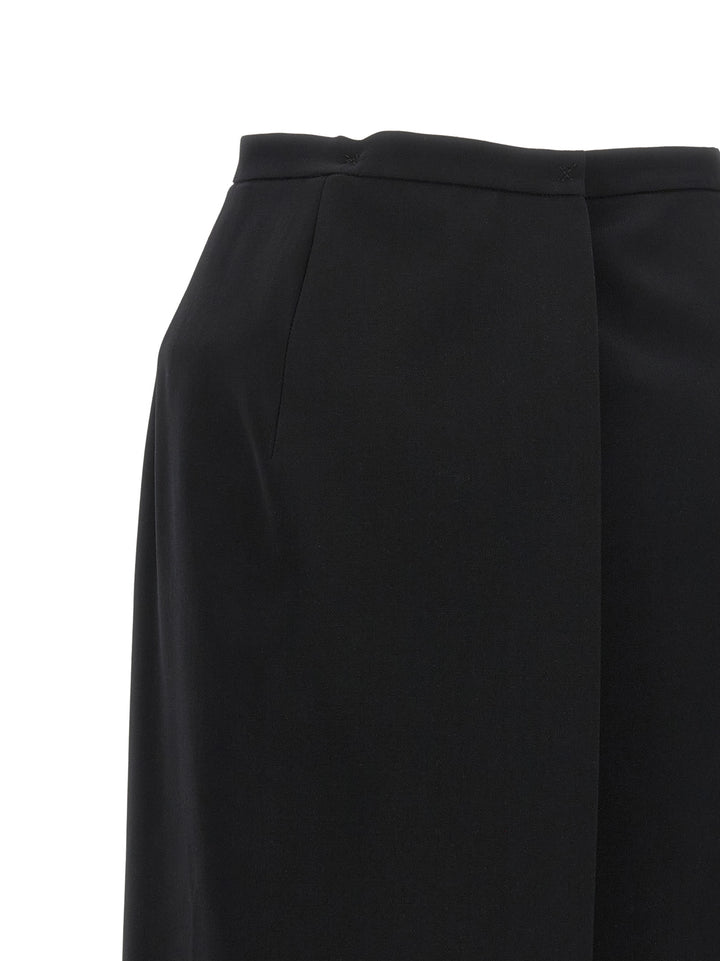 Magda Butrym Skirt With Closure And Back Panel Gonne - Nero | 9f7cecdcf6eb6ee73e0f7bb802bec41376cf2104