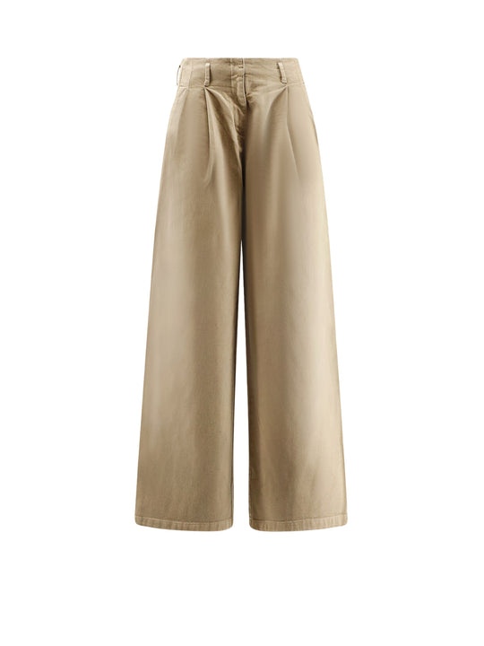 Flavia Cotton Blend Trousers