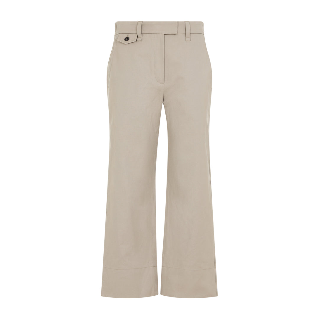 Brunello Cucinelli Cropped - Nude & Neutrals | e83ee63b8bcf9baa31c58b8c7d243fab1b5a571a