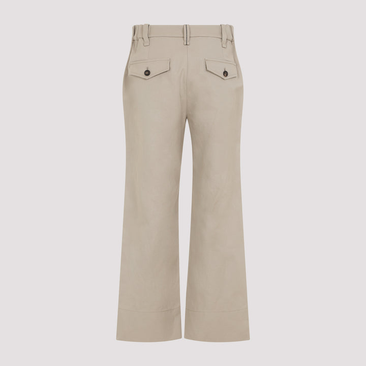 Brunello Cucinelli Cropped - Nude & Neutrals | 1de9b1b9590c82703bfa5967be5d698cb7bcc4f6