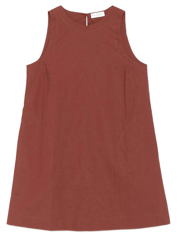 Abito A Trapezio In Cotone