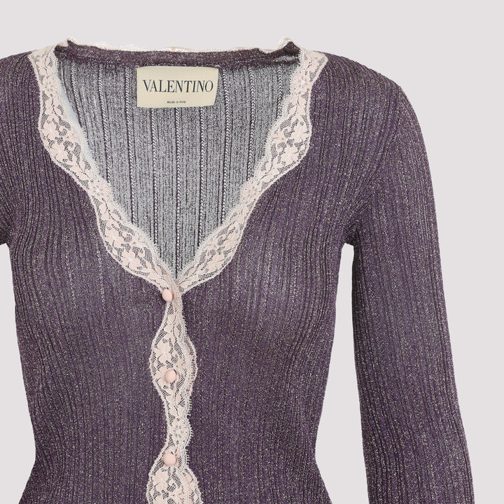 Valentino Cardigan - Rosso | 2047ea49650ce2956eb44c040bf44d91cde08526