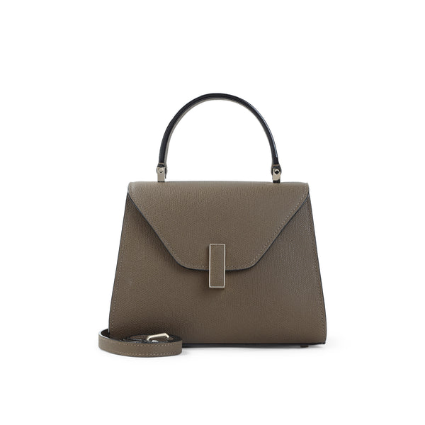 Khaki Iside Top Handle Mini Bag