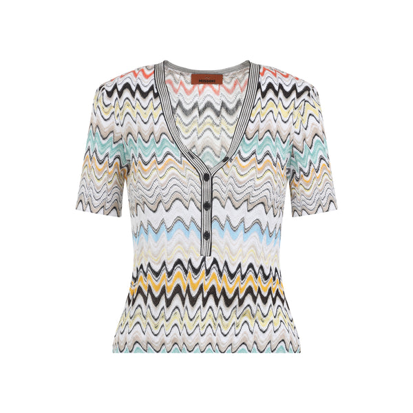 V Neck Multicolour
